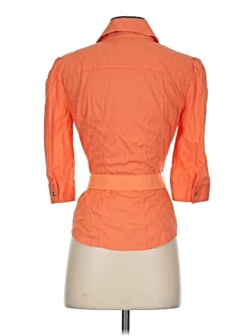 Bebe 3/4 Sleeve Button-Down Shirt (view 2)