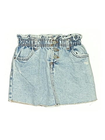 Zara Denim Skirt (view 1)