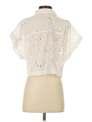 Mint Short Sleeve Blouse (view 2)