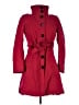 Zara Basic 100% Polyester Red Trenchcoat Size M - photo 1