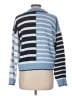 Splendid 100% Cotton Stripes Blue Pullover Sweater Size M - photo 2