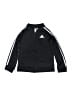 Adidas 100% Polyester Black Track Jacket Size 5 - photo 1
