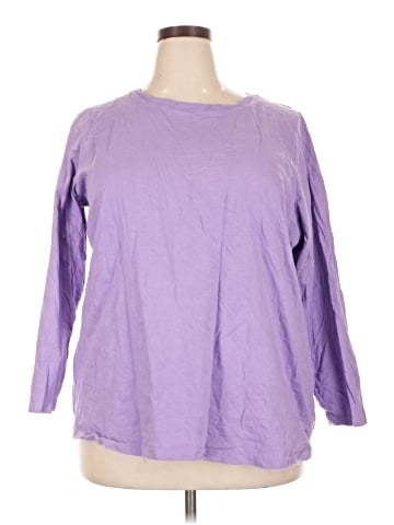 Woman Within 3/4 Sleeve T-Shirt (view 1)
