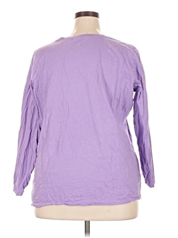 Woman Within 3/4 Sleeve T-Shirt (view 2)