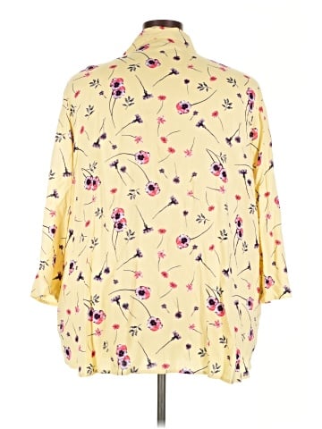 Woman Within 3/4 Sleeve Blouse (view 2)