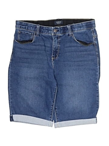 Curve Appeal Denim Shorts (view 1)