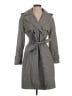 BCBGeneration 100% Polyester Gray Trenchcoat Size S - photo 1