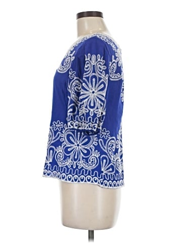 Solitaire 3/4 Sleeve Blouse (view 2)