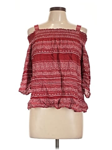 Maurices 3/4 Sleeve Blouse (view 1)