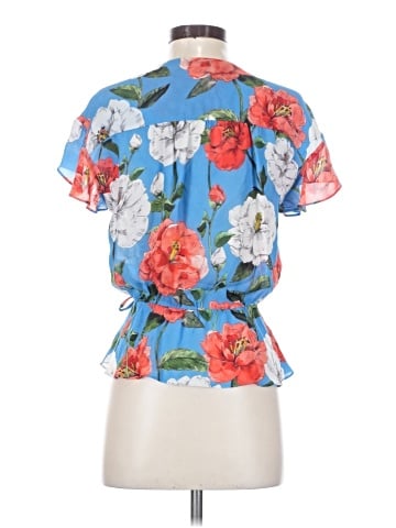 Parker Short Sleeve Silk Top (view 2)