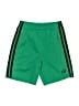 Adidas 100% Polyester Color Block Green Athletic Shorts Size 7 - photo 1