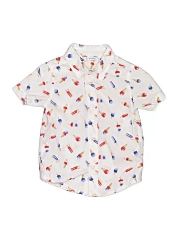 Janie and Jack Short Sleeve Button-Down Shirt (view 1)