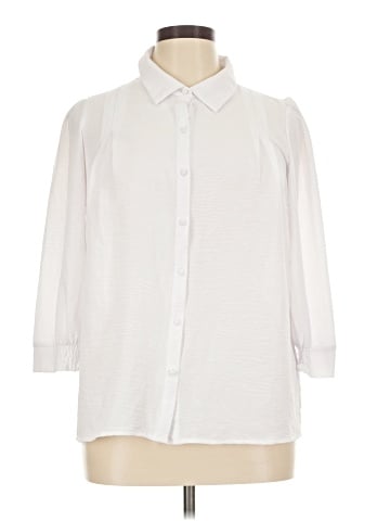 Bobeau 3/4 Sleeve Blouse (view 1)