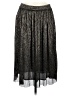 Zara Basic Metallic Silver Casual Skirt Size M - photo 1