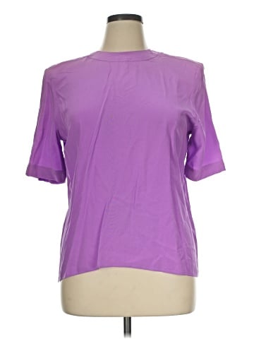 Carlisle Short Sleeve Silk Top (view 1)
