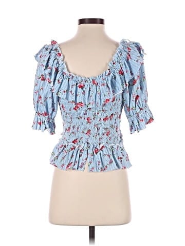 Free People Short Sleeve Blouse (view 2)
