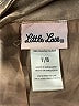 Little Lass 100% Polyurethane Metallic Gold Jacket Size 7 - 8 - photo 3