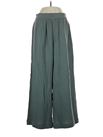 Madewell The Untailored Wide-Leg Crop Pant in Lightspun (view 1)