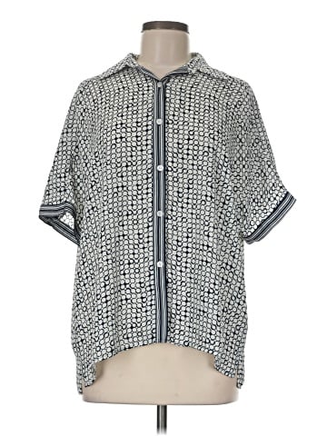 Max Studio Short Sleeve Blouse (view 1)