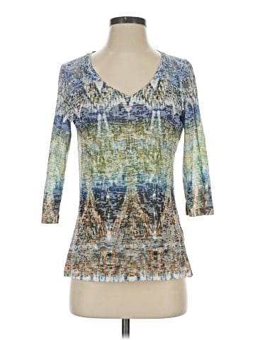 Tribal 3/4 Sleeve Top (view 1)