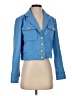 Aqua 100% Polyester Tweed Blue Blazer Size S - photo 1
