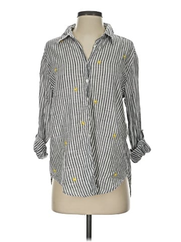 Sundry 3/4 Sleeve Button-Down Shirt (view 1)