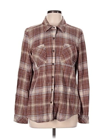 Natural Reflections Long Sleeve Button-Down Shirt (view 1)