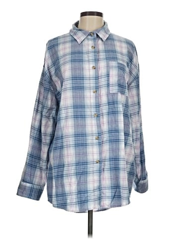 Aeropostale Long Sleeve Button-Down Shirt (view 1)