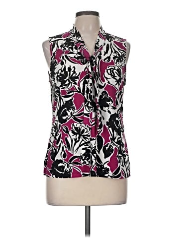 Black Label by Evan Picone Sleeveless Blouse (view 1)