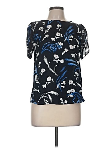 Joie Short Sleeve Silk Top (view 1)