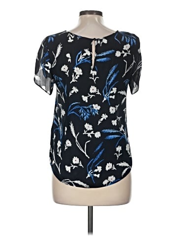 Joie Short Sleeve Silk Top (view 2)