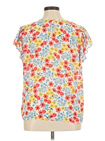 Ann Taylor Short Sleeve Blouse (view 2)