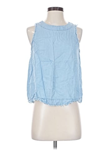 Blue Rain Sleeveless Blouse (view 1)