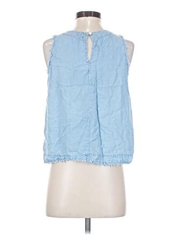 Blue Rain Sleeveless Blouse (view 2)