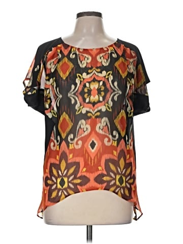 Allen B. by Allen Schwartz Short Sleeve Blouse (view 1)
