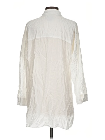 Lands' End 3/4 Sleeve Button-Down Shirt (view 2)