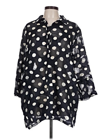 Erin London 3/4 Sleeve Button-Down Shirt (view 1)