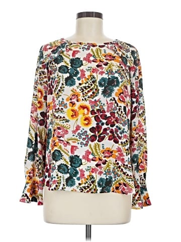 Ann Taylor LOFT Long Sleeve Blouse (view 1)