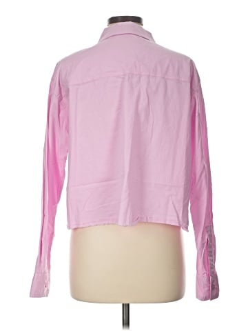 Monrow Long Sleeve Button-Down Shirt (view 2)