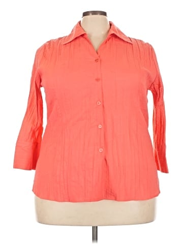 Harve Benard 3/4 Sleeve Button-Down Shirt (view 1)