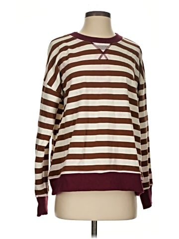 Hem & Thread Pullover Sweater (view 1)
