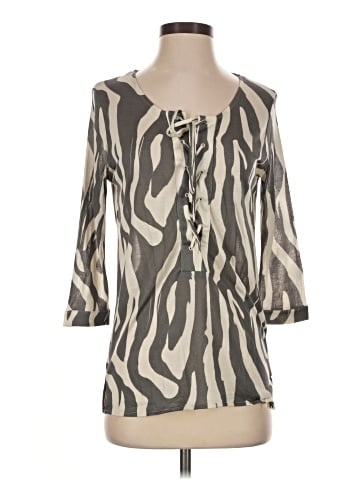 Majestic Filatures 3/4 Sleeve Silk Top (view 1)