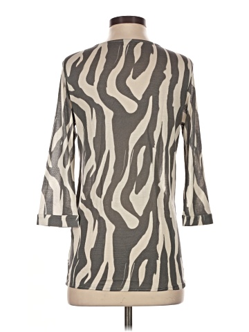 Majestic Filatures 3/4 Sleeve Silk Top (view 2)