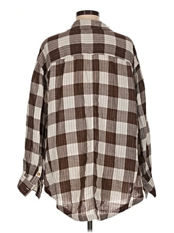 Free People Long Sleeve Button-Down Shirt (view 2)