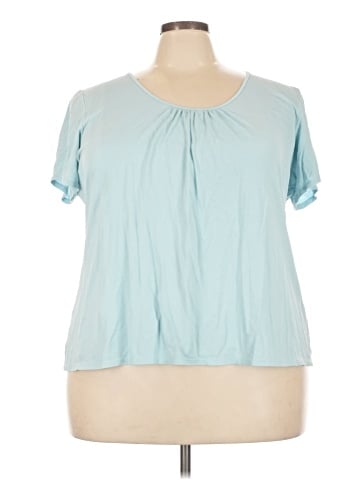 Eileen Fisher Short Sleeve Silk Top (view 1)
