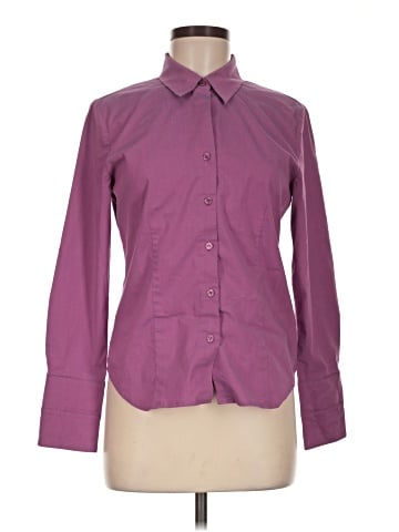 Worthington Long Sleeve Button-Down Shirt (view 1)