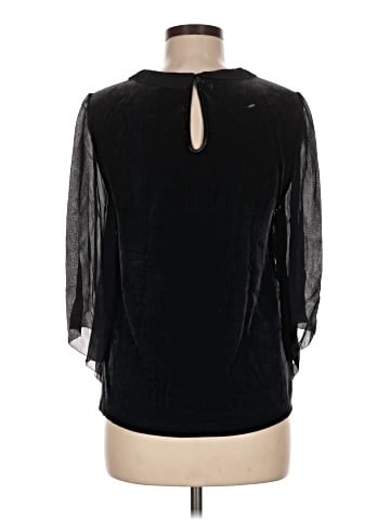 Wrap 3/4 Sleeve Blouse (view 2)