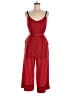 As U Wish Solid Red Jumpsuit Size M - photo 1