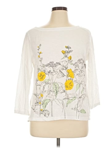 Ann Taylor LOFT Outlet 3/4 Sleeve T-Shirt (view 1)