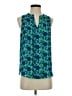 41Hawthorn 100% Polyester Teal Sleeveless Blouse Size S - photo 1
